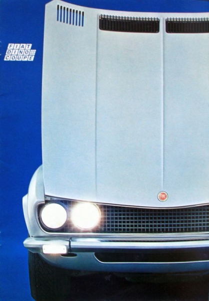 Fiat Dino Coupe Modelprogram 1968 Carbrochure (9932)